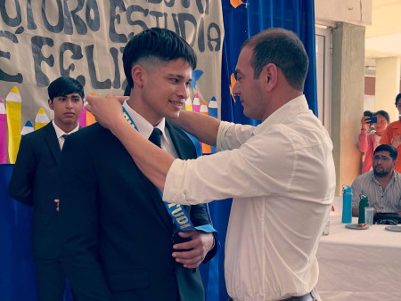 El Secretario de Cultura y Educación, participó como miembro del jurado en la elección y coronación  de el rey y la reina de la primavera y del estudiante en el Colegio Secundario “Cecilio Echevarría”